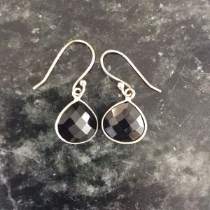 Black jewel earrings
